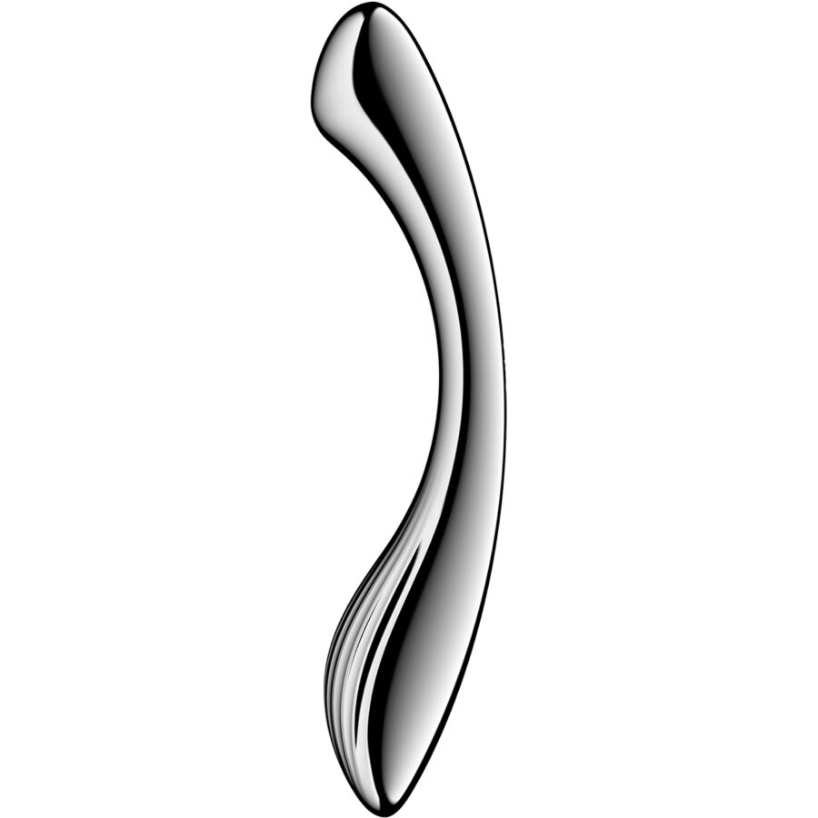 SATISFYER - PURE GRAVITY 1 DILDO I RUSTFRIT STÅL MED DOBBELT ENDER