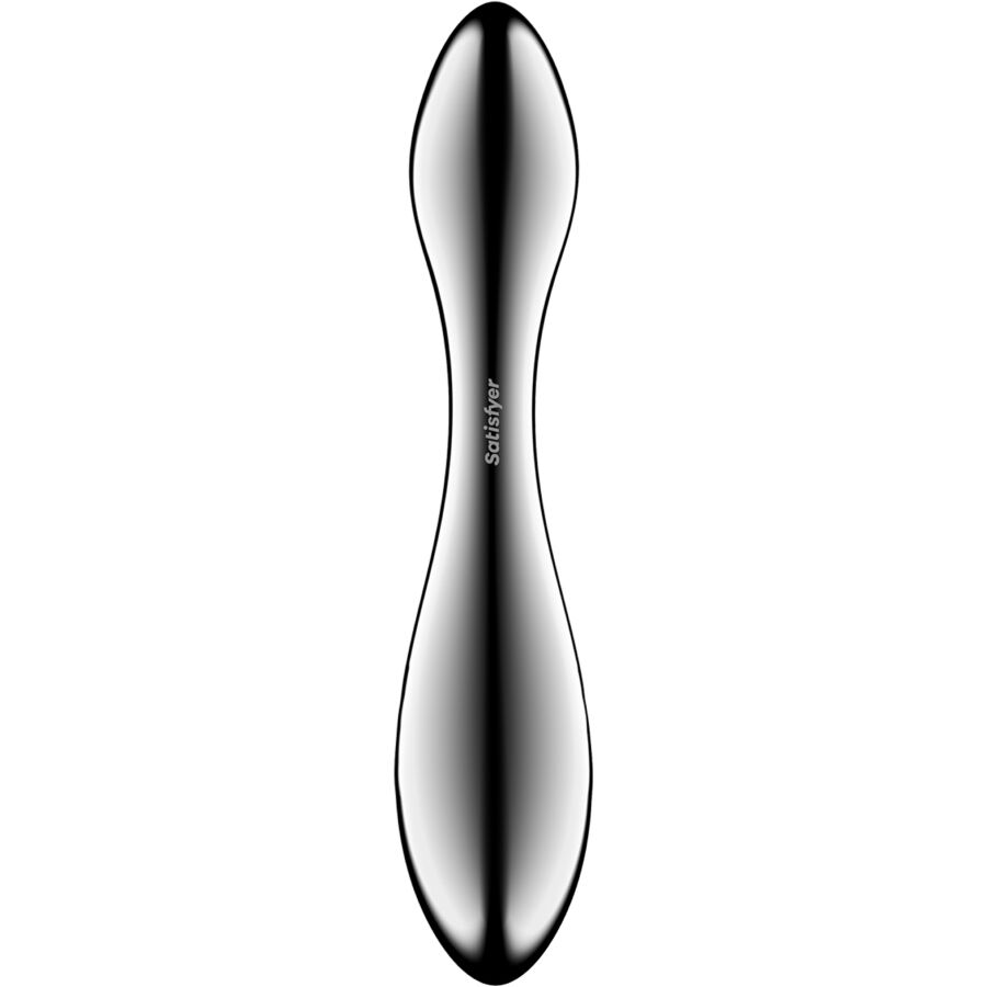 SATISFYER - PURE GRAVITY 3 DILDO I RUSTFRIT STÅL MED DOBBELT ENDER
