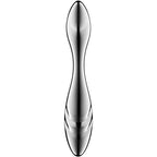 SATISFYER - PURE GRAVITY 3 DILDO I RUSTFRIT STÅL MED DOBBELT ENDER
