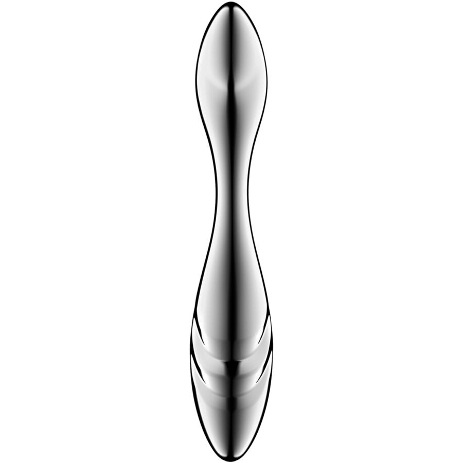 SATISFYER - PURE GRAVITY 3 DILDO I RUSTFRIT STÅL MED DOBBELT ENDER