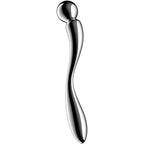 SATISFYER - STAR FORCE 2 DILDO I RUSTFRIT STÅL MED DOBBELT ENDER