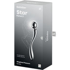 SATISFYER - STAR FORCE 2 DILDO I RUSTFRIT STÅL MED DOBBELT ENDER