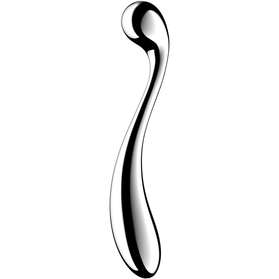 SATISFYER - STAR FORCE 4 DILDO I RUSTFRIT STÅL MED DOBBELT ENDER