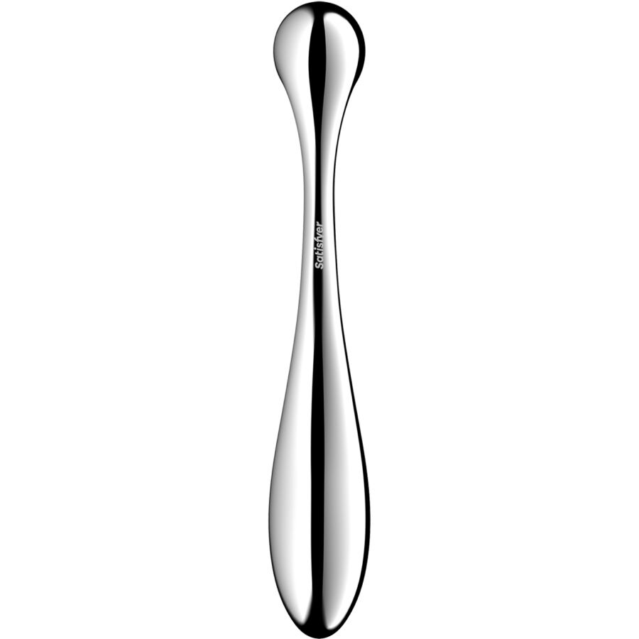 SATISFYER - STAR FORCE 4 DILDO I RUSTFRIT STÅL MED DOBBELT ENDER