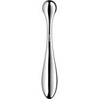 SATISFYER - STAR FORCE 4 DILDO I RUSTFRIT STÅL MED DOBBELT ENDER