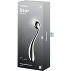 SATISFYER - STAR FORCE 4 DILDO I RUSTFRIT STÅL MED DOBBELT ENDER