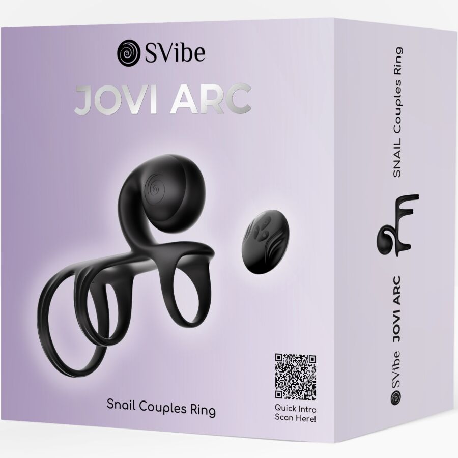 SNAIL VIBE - JOVI ARC COUPLING RING FJERNBETJENING SORT