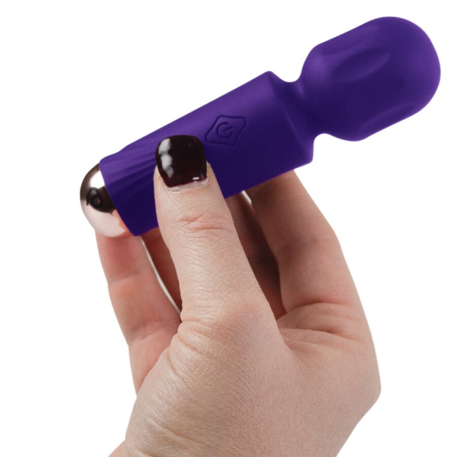 ROCKS-OFF - MINI GENOPLADELIG STAV 16 FUNKTIONER VIOLET DRØM