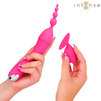 INTENS - SKØN VIBRATOR MED 20 MØNSTRE OG UDSKIFTELIGE HOVEDER