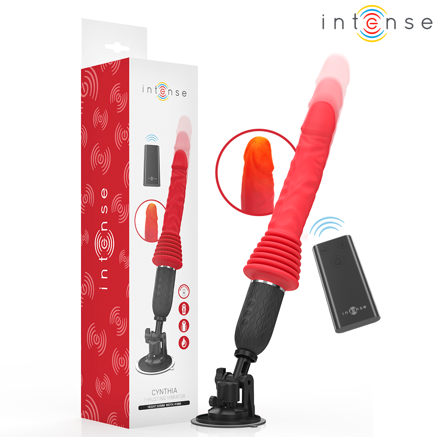 INTENS - CYNTHIA FJERNBETJENINGSVIBRATOR MED VARME