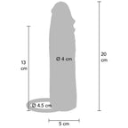 GET GET REAL - HYDRATED HUD SILIKONE PENIS SLEEVE KARAMEL 20 CM