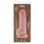 VÆR VIRKELIG - DELUXE REALISTISK PENIS MED EKSTRA TYKKE TESTIKLE 34,5 CM