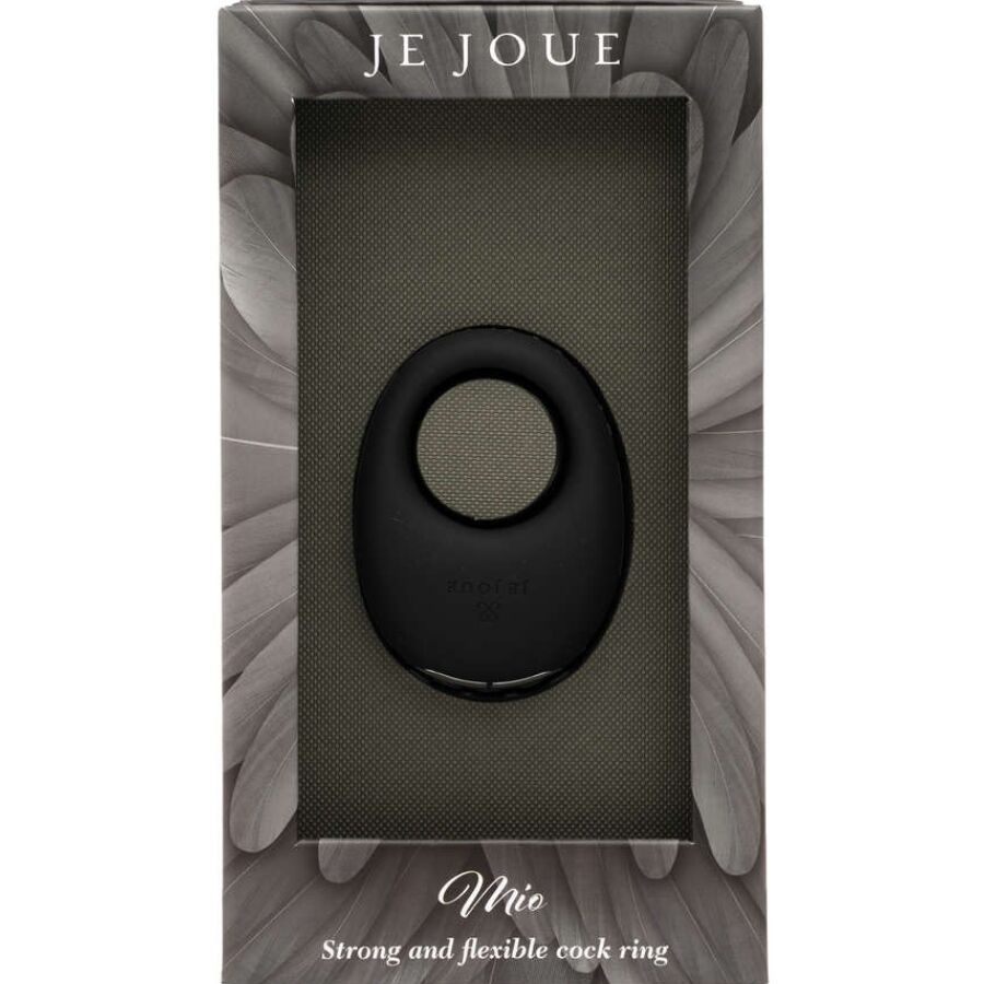 JE JOUE - MIO STÆRK OG FLEKSIBEL PINRING SORT
