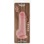 VÆR VIRKELIG - DELUXE REALISTISK PENIS MED EKSTRA TYKKE TESTIKLERE 28 CM