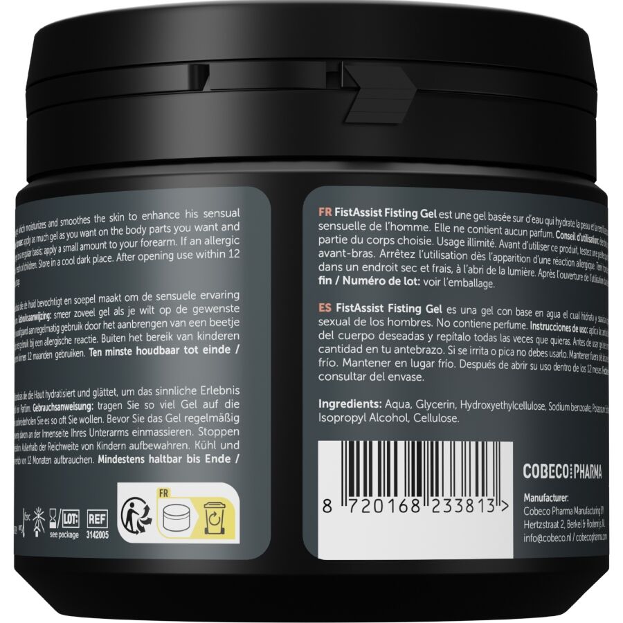COBECO - FIST ASSIST FISTING GEL EKSTRA TYK VANDBASERET 500 ML