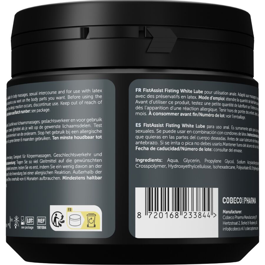 COBECO - FIST ASSIST HVID GLIDEMIDDEL EKSTRA TYK 500 ML