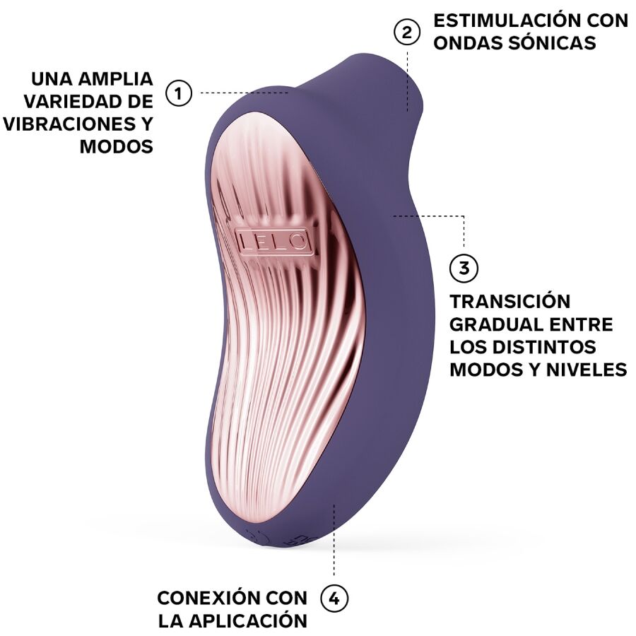 LELO - SONA 3 SONIC KLITORAL MASSAGEAPPARAT CYBER PURPLE