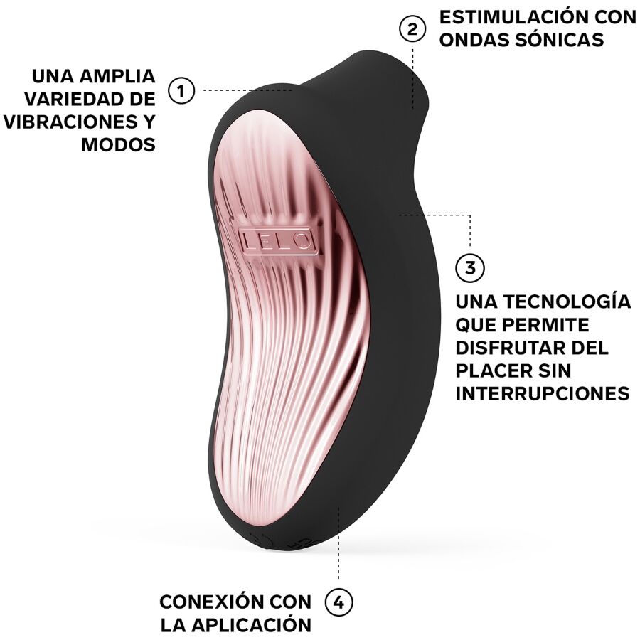 LELO - SONA 3 CRUISE SONIC KLITORAL MASSAGEAPPARAT SORT