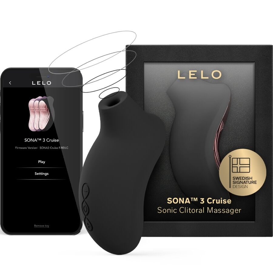 LELO - SONA 3 CRUISE SONIC KLITORAL MASSAGEAPPARAT SORT
