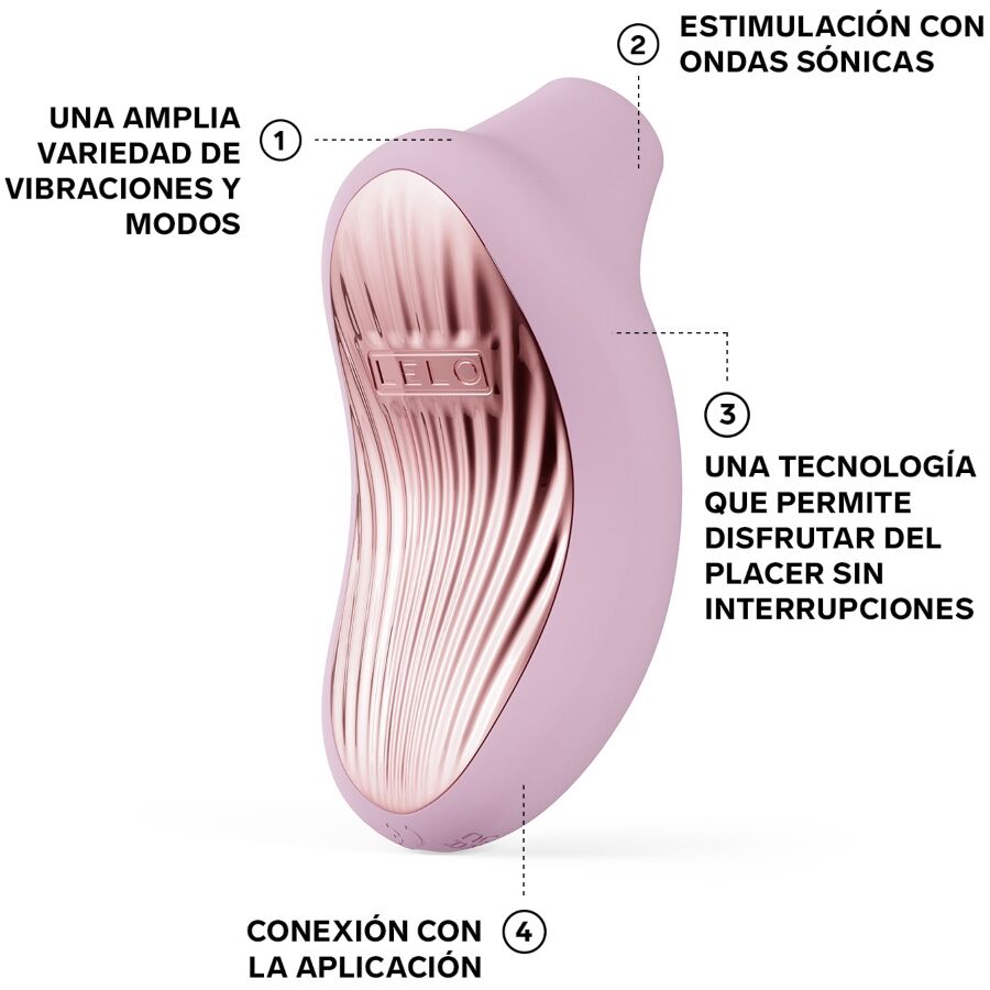 LELO - SONA 3 CRUISE SONIC KLITORAL MASSAGEAPPARAT BLØD PINK