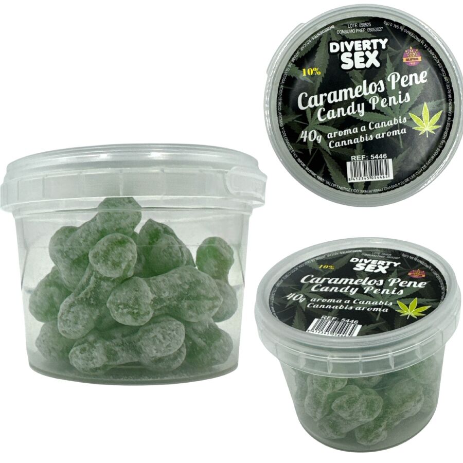 DIABLO GOLOSO - 20 CANNABIS AROMA PENIS SLIK