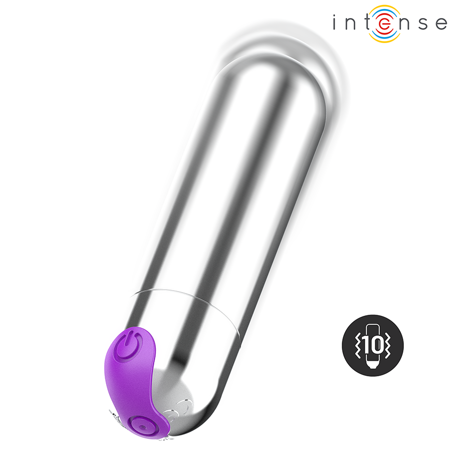 INTENSE - KAREN MINI GENOPLADELIG VIBRERENDE KUGLET SØLV
