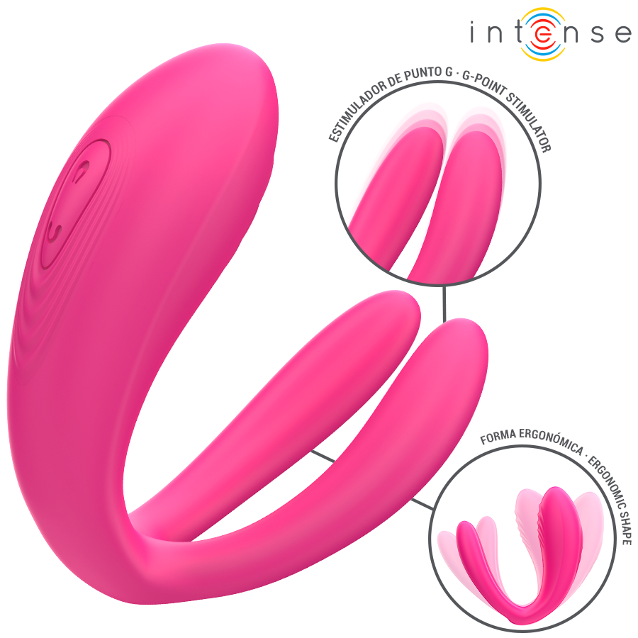 INTENSE - JULIA DOBBELTVIBRATORKLEMME STIMULATOR FJERNBETJENING