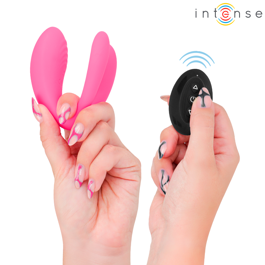 INTENSE - JULIA DOBBELTVIBRATORKLEMME STIMULATOR FJERNBETJENING