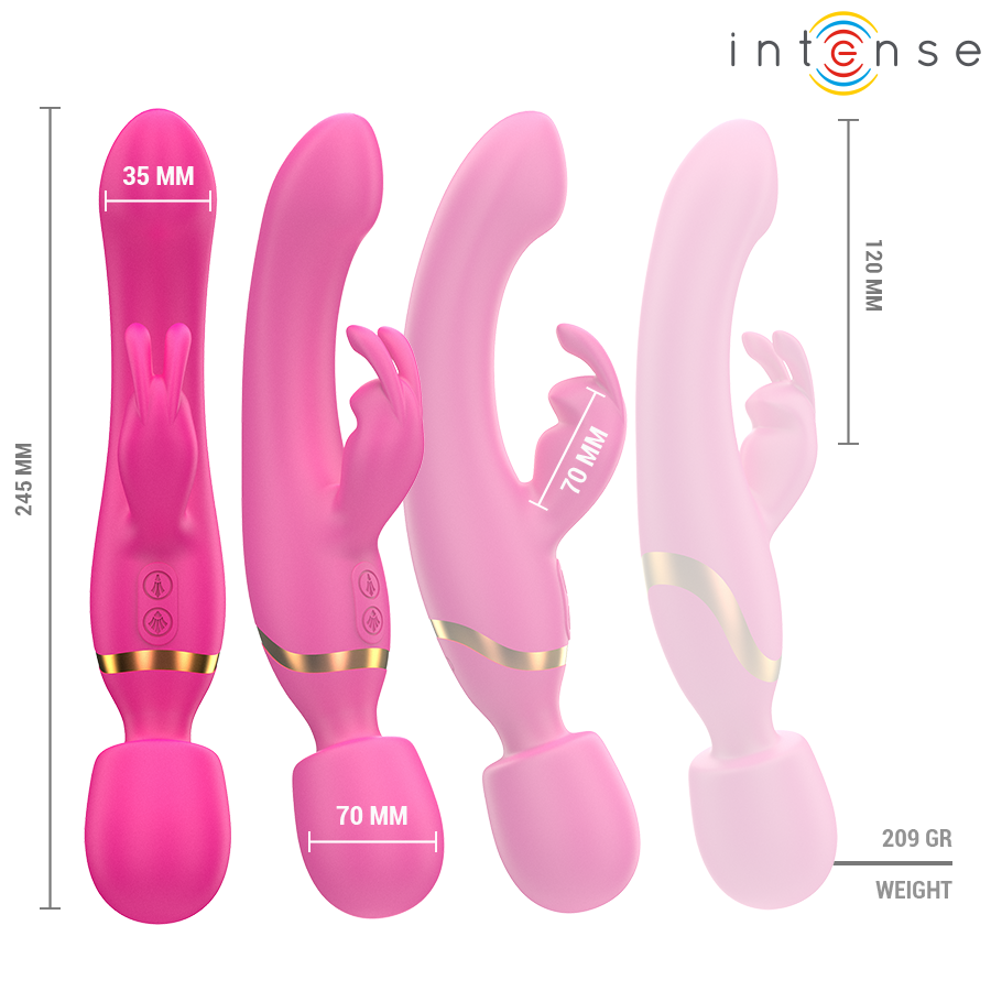 INTENSE - WINONA DOBBELTVIBRATOR KANIN & STAV