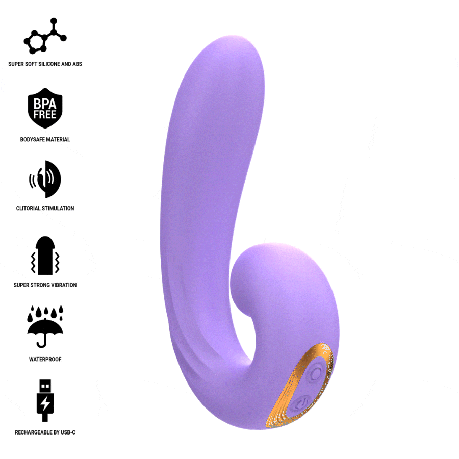 INTENS - MERYL DOBBELT VIBRATIONSKLITORISSTIMULATOR