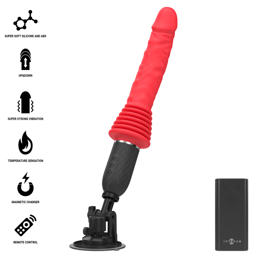 INTENS - CYNTHIA FJERNBETJENINGSVIBRATOR MED VARME
