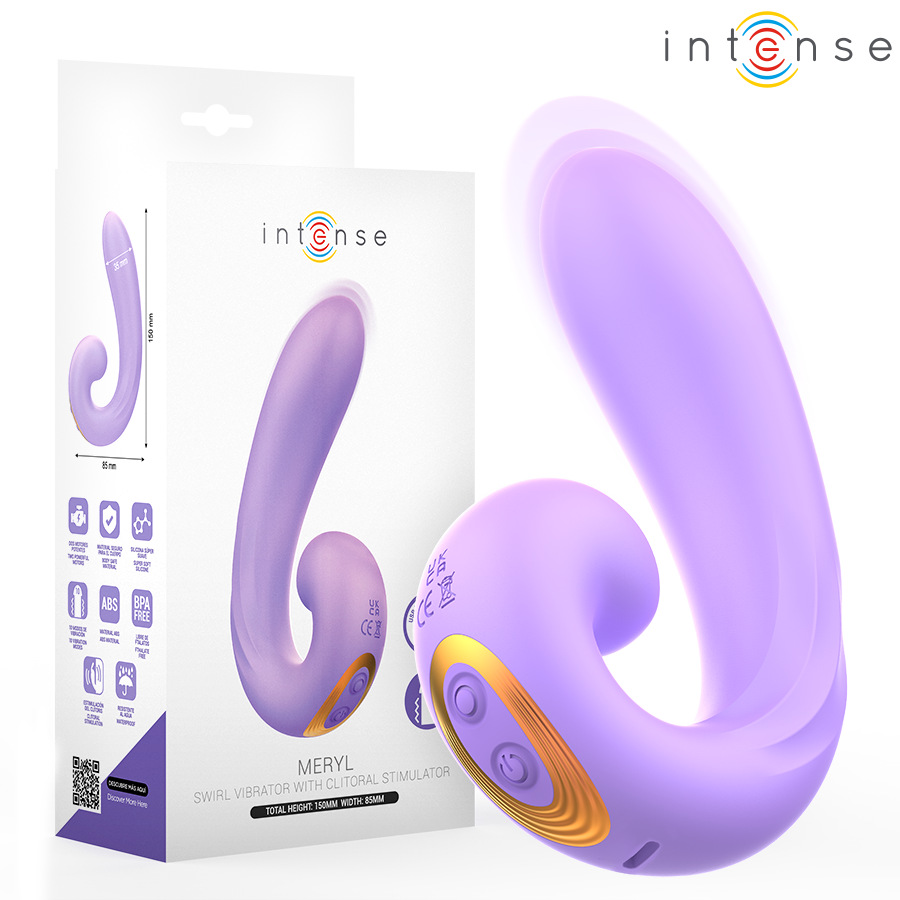 INTENS - MERYL DOBBELT VIBRATIONSKLITORISSTIMULATOR