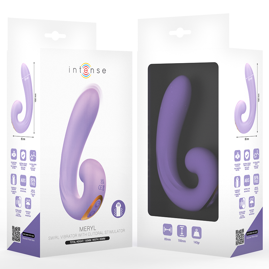 INTENS - MERYL DOBBELT VIBRATIONSKLITORISSTIMULATOR