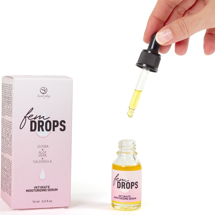 SECRETPLAY - FEM DROPS INTIM FUGTIGHEDSSERUM 15 ML