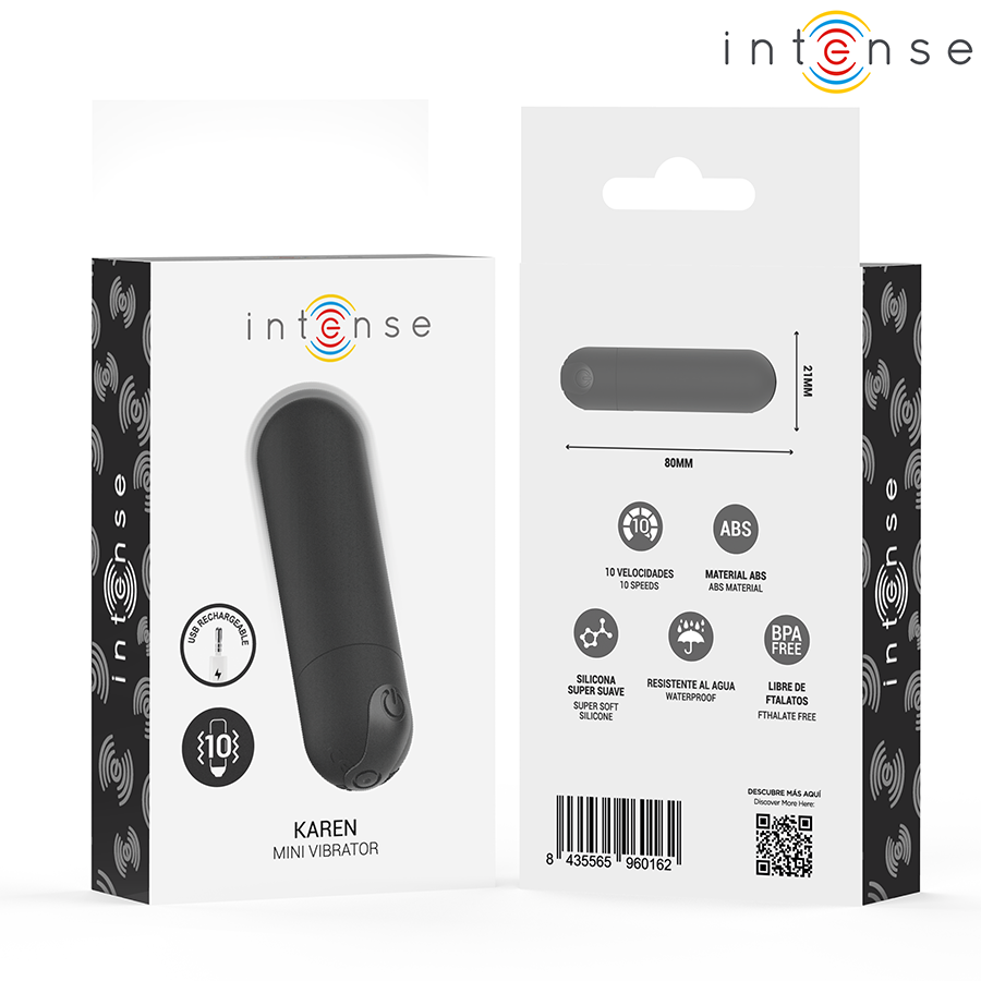 INTENSE - KAREN MINI GENOPLADELIG VIBRERENDE KUGLE SORT