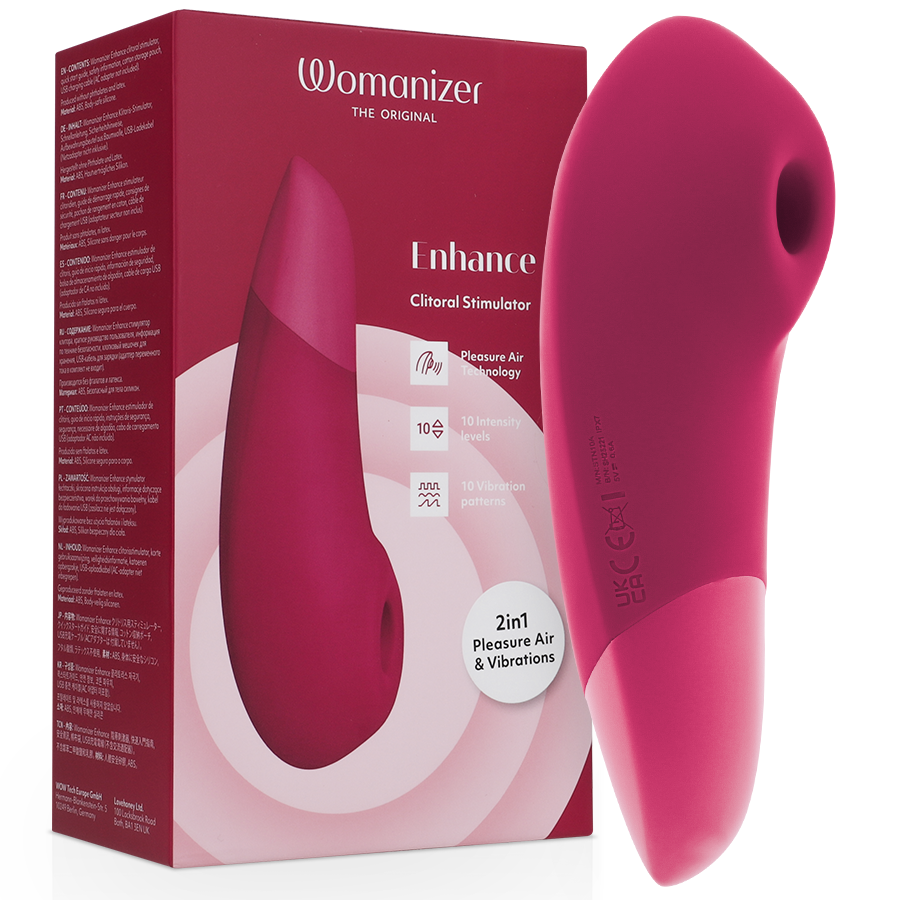 WOMANIZER - FORSTÆRKENDE KLITORISTIMULATOR LIVLIG PINK