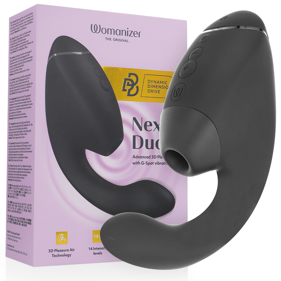 WOMANIZER - DUO NEXT DUAL KLITORAL & G-PUNKT STIMULATOR SORT