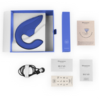 WOMANIZER - BLEND KANINVIBRATOR STIMULATOR LIVLIG BLÅ