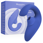 WOMANIZER - BLEND KANINVIBRATOR STIMULATOR LIVLIG BLÅ