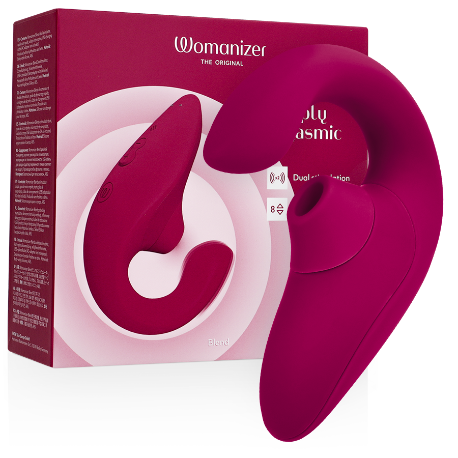 WOMANIZER - BLEND KANINVIBRATOR STIMULATOR LIVLIG PINK