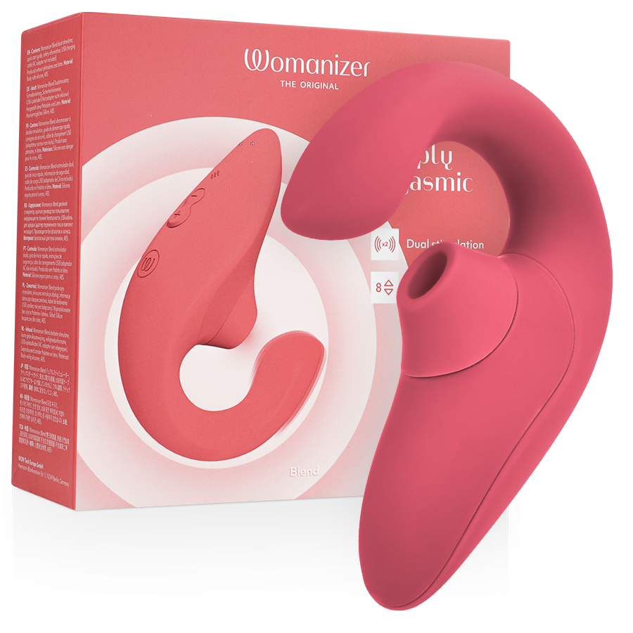 WOMANIZER - BLEND KANINVIBRATOR STIMULATOR VIBRANT ROSE