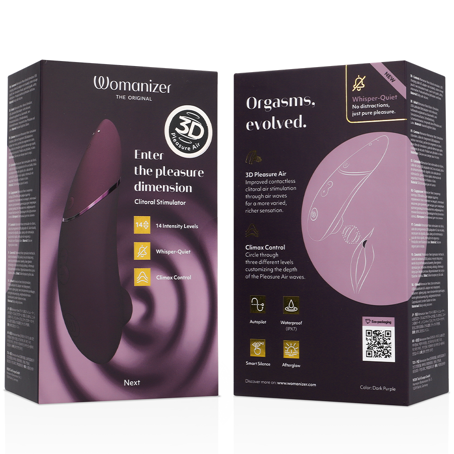 WOMANIZER - NÆSTE KLITORISTIMULATOR MØRK LILLA