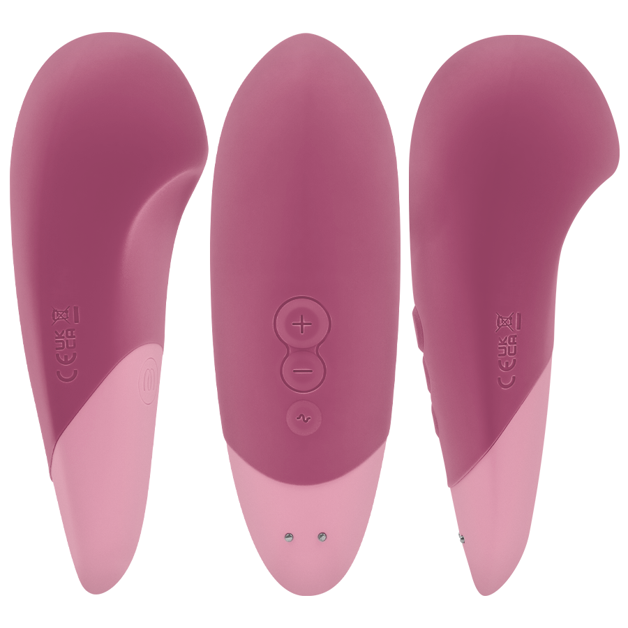 WOMANIZER - VIBE LAY-ON SILENT VIBRATOR MØRKET PINK