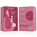 WOMANIZER - VIBE LAY-ON SILENT VIBRATOR MØRKET PINK