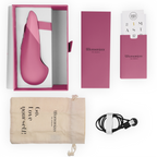 WOMANIZER - VIBE LAY-ON SILENT VIBRATOR MØRKET PINK