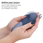 WOMANIZER - VIBE LAY-ON SILENT VIBRATOR MØRKEBLÅ