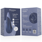 WOMANIZER - VIBE LAY-ON SILENT VIBRATOR MØRKEBLÅ