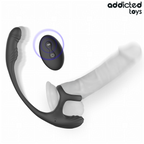 ADDICTED TOYS - ANALPLUG MED VIBRATION OG 360º VIVNING OG TESTIKELSTIMULATOR