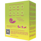 SNAIL VIBE - GIZI LITE DOBBELT G-PUNKT & KLITORAL PINK VIBRATOR