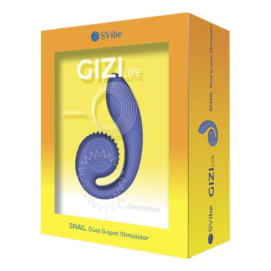SNAIL VIBE - GIZI LITE DUAL G-SPOT & KLITORAL LILLA VIBRATOR
